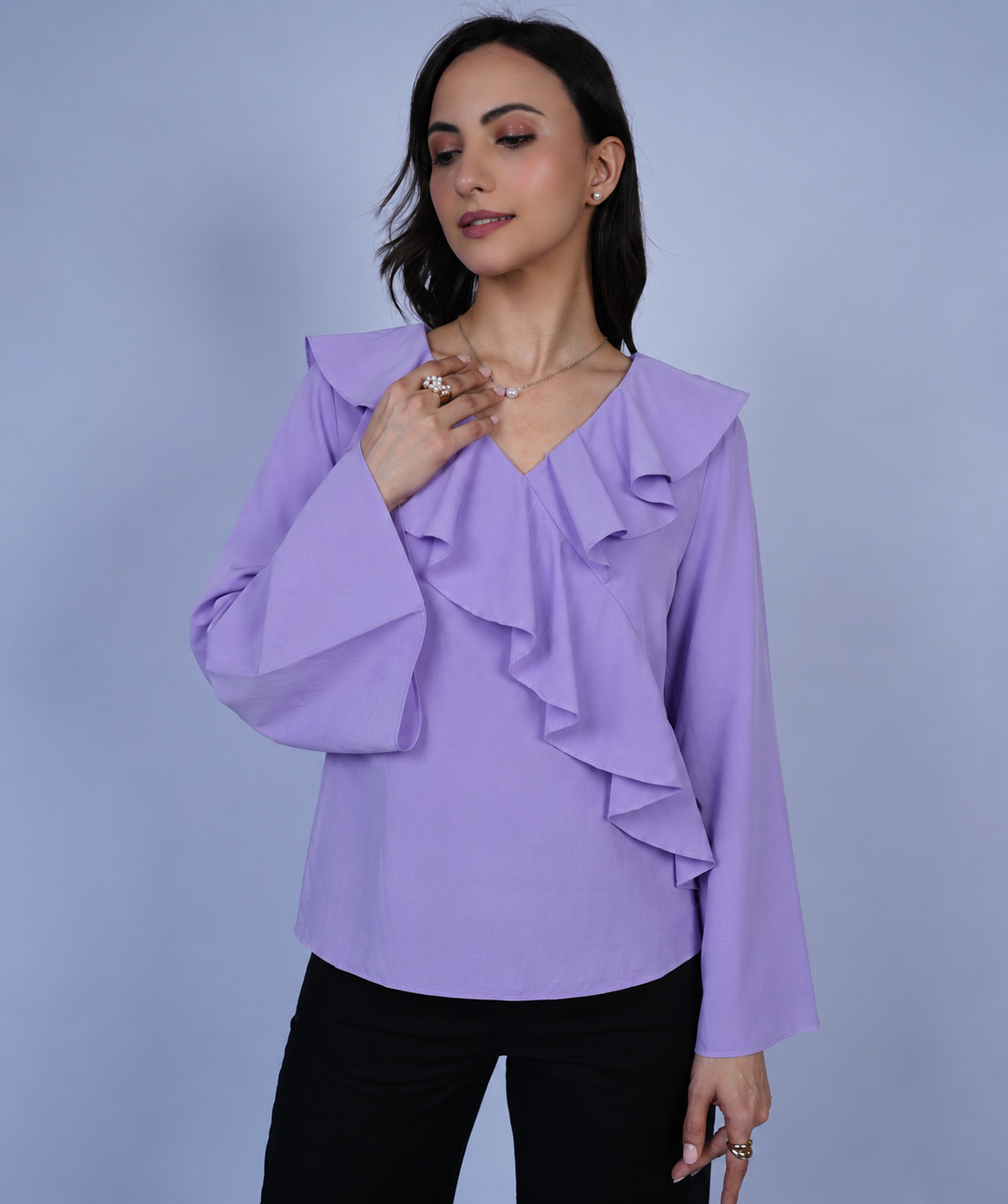 Shadow rhapsody blouse